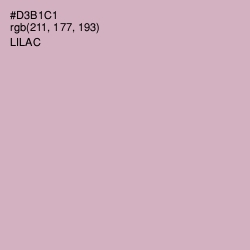 #D3B1C1 - Lilac Color Image