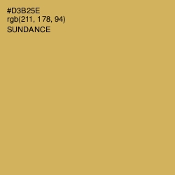 #D3B25E - Sundance Color Image