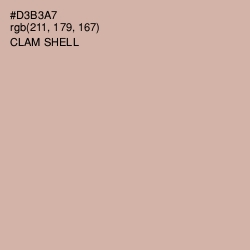 #D3B3A7 - Clam Shell Color Image