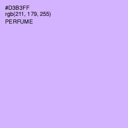 #D3B3FF - Perfume Color Image
