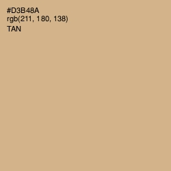 #D3B48A - Tan Color Image