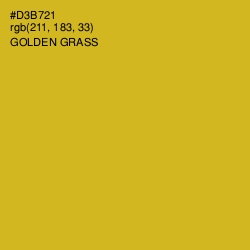 #D3B721 - Golden Grass Color Image