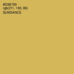 #D3B759 - Sundance Color Image