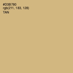 #D3B780 - Tan Color Image