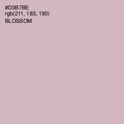 #D3B7BE - Blossom Color Image