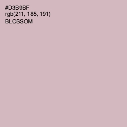 #D3B9BF - Blossom Color Image