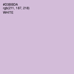 #D3BBDA - Thistle Color Image