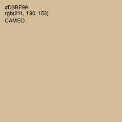 #D3BE99 - Cameo Color Image