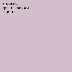 #D3BECB - Thistle Color Image
