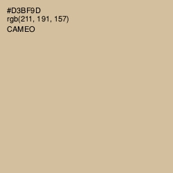 #D3BF9D - Cameo Color Image