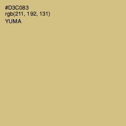 #D3C083 - Yuma Color Image