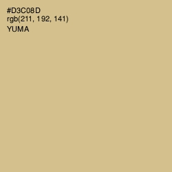 #D3C08D - Yuma Color Image