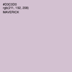 #D3C0D0 - Maverick Color Image