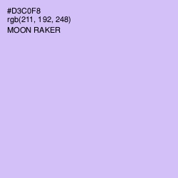 #D3C0F8 - Moon Raker Color Image