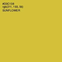 #D3C138 - Sunflower Color Image