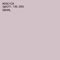 #D3C1C8 - Swirl Color Image