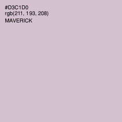 #D3C1D0 - Maverick Color Image