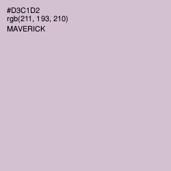 #D3C1D2 - Maverick Color Image