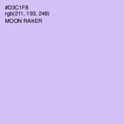 #D3C1F8 - Moon Raker Color Image