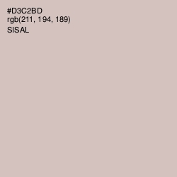 #D3C2BD - Sisal Color Image