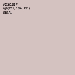 #D3C2BF - Sisal Color Image