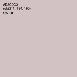 #D3C2C3 - Swirl Color Image