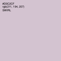 #D3C2CF - Swirl Color Image