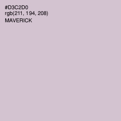 #D3C2D0 - Maverick Color Image