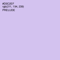 #D3C2EF - Prelude Color Image