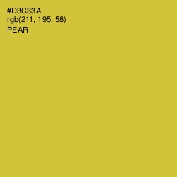 #D3C33A - Pear Color Image