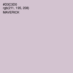 #D3C3D0 - Maverick Color Image