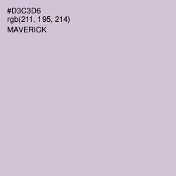 #D3C3D6 - Maverick Color Image