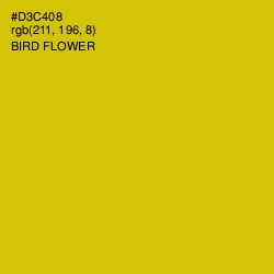 #D3C408 - Bird Flower Color Image