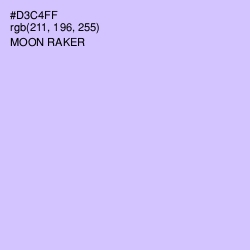 #D3C4FF - Moon Raker Color Image