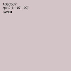 #D3C5C7 - Swirl Color Image