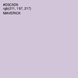 #D3C5D9 - Maverick Color Image