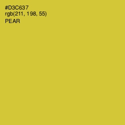 #D3C637 - Pear Color Image