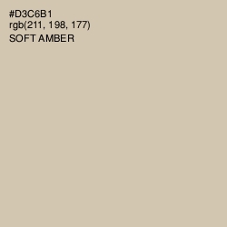 #D3C6B1 - Soft Amber Color Image