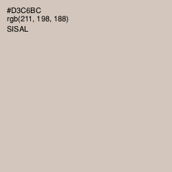 #D3C6BC - Sisal Color Image