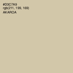 #D3C7A9 - Akaroa Color Image