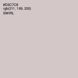 #D3C7C8 - Swirl Color Image