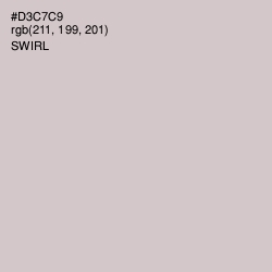 #D3C7C9 - Swirl Color Image