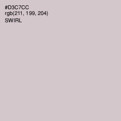 #D3C7CC - Swirl Color Image