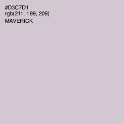 #D3C7D1 - Maverick Color Image