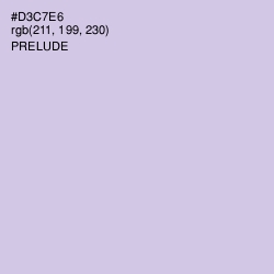 #D3C7E6 - Prelude Color Image
