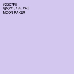 #D3C7F0 - Moon Raker Color Image