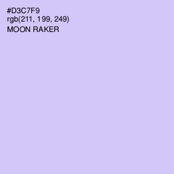 #D3C7F9 - Moon Raker Color Image