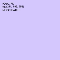 #D3C7FD - Moon Raker Color Image