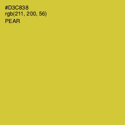 #D3C838 - Pear Color Image