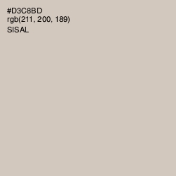 #D3C8BD - Sisal Color Image